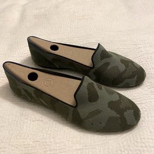 Rothy’s The Loafer in Olive Camo